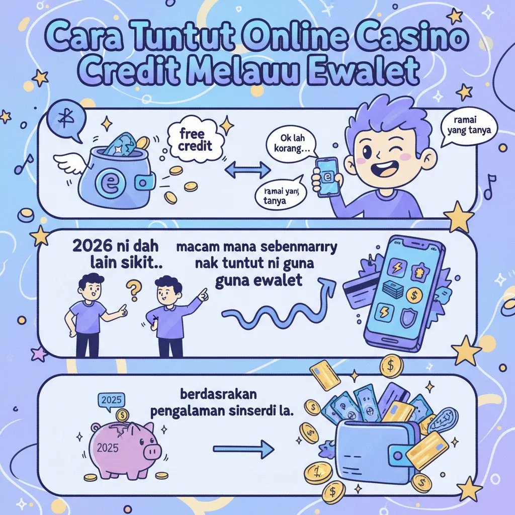 Cara Tuntut Online Casino Credit Melalui Ewallet